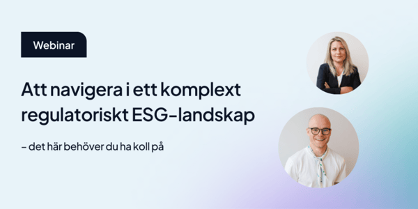 Att navigera i ett komplext regulatoriskt ESG-landskap